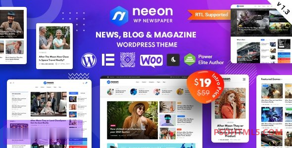 Neeon v3.0.0-WordPress新闻杂志主题 -尚睿切图网