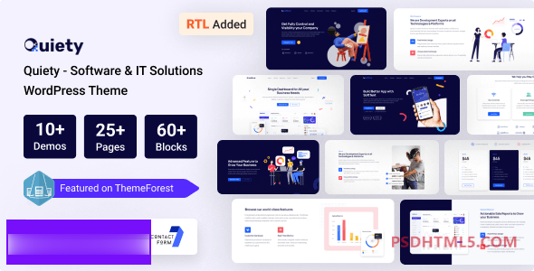 Quiety v5.3.0–软件；IT解决方案WordPress主题 -尚睿切图网