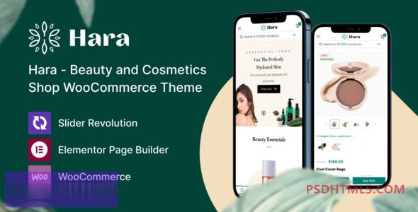 Hara v1.11.6-美容化妆品商店WooCommerce主题 -尚睿切图网