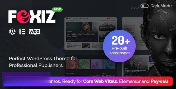 Foxiz v2.1.5-WordPress报纸新闻和杂志 -尚睿切图网