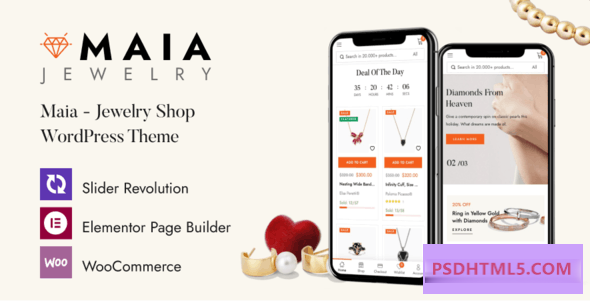 Maia v1.1.1-珠宝店WordPress主题 -尚睿切图网