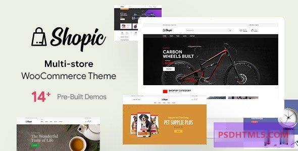 Shopic v2.3.0-多商店WooCommerce WordPress主题 -尚睿切图网