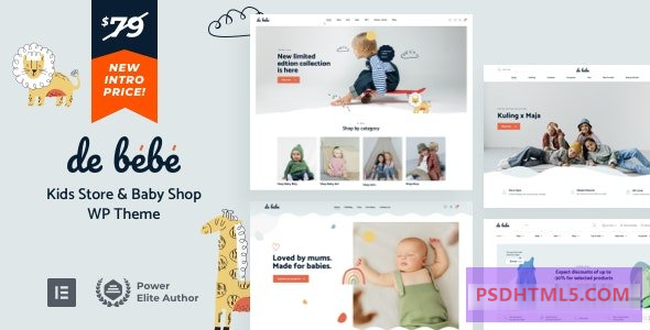 Debebe v3.8-婴儿商店和儿童商店WordPress -尚睿切图网