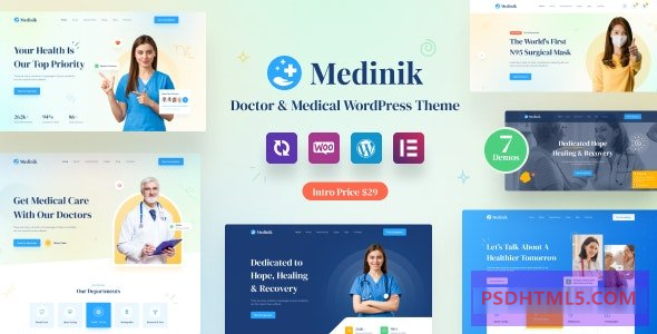 Medinik v1.3.3-医生；医学WordPress主题 -尚睿切图网