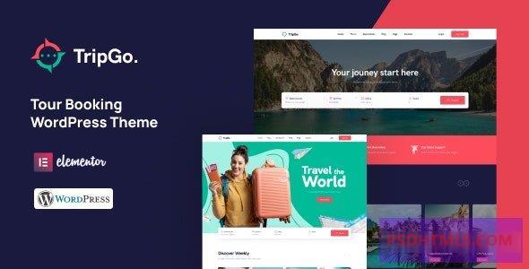 Tripgo v1.3.0-旅游预订WordPress主题 -尚睿切图网
