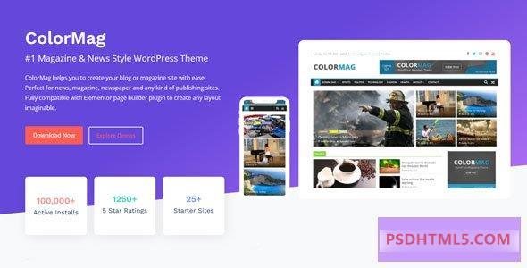 ColorMag Pro 4.1.1-#1杂志&amp；新闻风格WordPress主题 -尚睿切图网