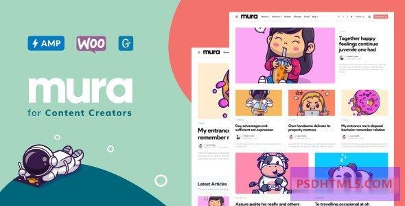 Mura v1.6.5-WordPress主题为内容创建者 -尚睿切图网