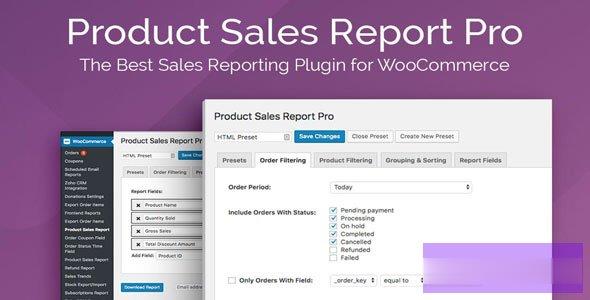 WooCommerce v2.2.47产品销售报告专业版 -尚睿切图网