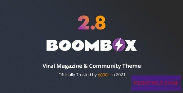 BoomBox v2.8.9-病毒杂志WordPress主题 -尚睿切图网