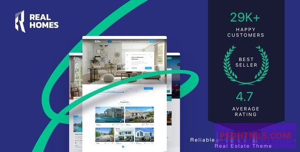 RealHomes v4.2.1-房地产销售和租赁WordPress主题 -尚睿切图网