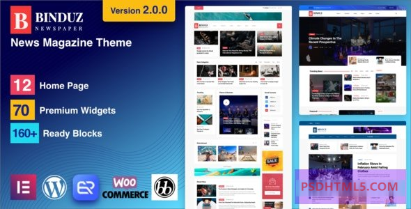 Binduz v2.2.0-博客杂志报纸主题 -尚睿切图网