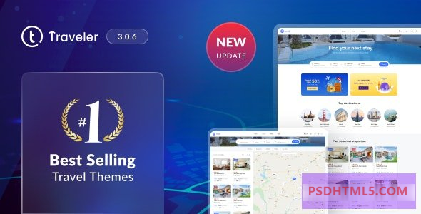 Traveler v3.1.3-旅行预订WordPress主题 -尚睿切图网