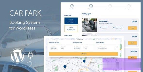 停车场v2.5-WordPress的预订系统 -尚睿切图网