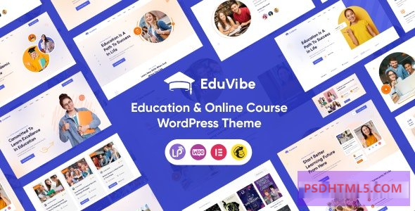 EduVibe v1.0.11-教育&amp；在线课程WordPress主题 -尚睿切图网