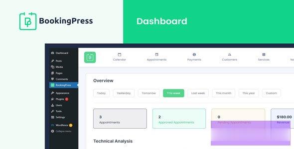 BookingPress Pro v3.6.1-预约预订插件 -尚睿切图网