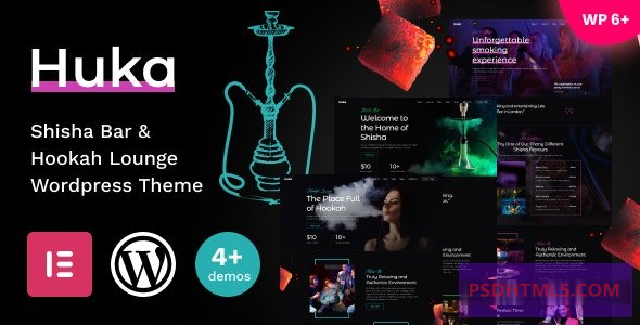 虎卡v1.07-狮沙酒吧；Hookah Lounge WordPress主题 -尚睿切图网