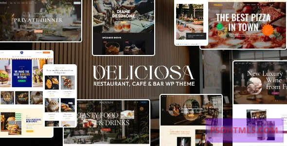 Deliciosa v1.4-餐厅，咖啡馆&amp；酒吧WordPress主题 -尚睿切图网