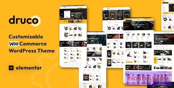 Druco v1.2.3-Elementor WooCommerce WordPress主题 -尚睿切图网