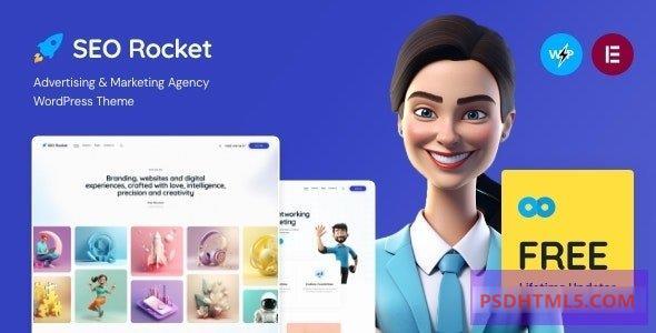 Seo Rocket v2.4-广告；营销WordPress主题 -尚睿切图网