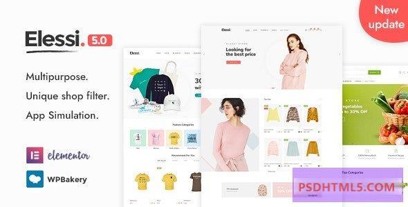 Elessi v6.0.2-WooCommerce AJAX WordPress主题-RTL支持 -尚睿切图网