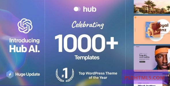 Hub v4.4.4-响应式多用途WordPress主题 -尚睿切图网