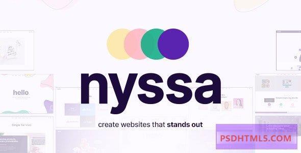 Nyssa v1.3.3-One&amp；多页多用途WordPress主题 -尚睿切图网