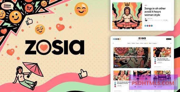 Zosia v1.2.3-个人WordPress博客主题 -尚睿切图网