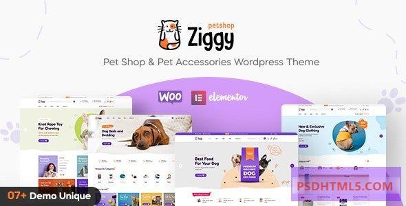 Ziggy v1.2.2-宠物店WordPress主题 -尚睿切图网