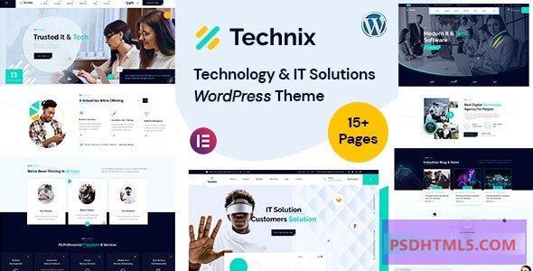 Technix v1.0.3-技术；IT解决方案WordPress主题 -尚睿切图网