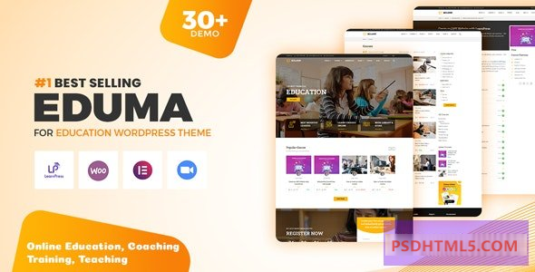 Eduma v5.48-教育WordPress主题 -尚睿切图网