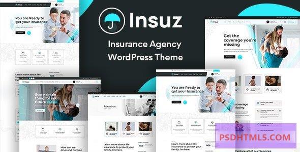 Insuz v1.0-保险公司WordPress主题 -尚睿切图网