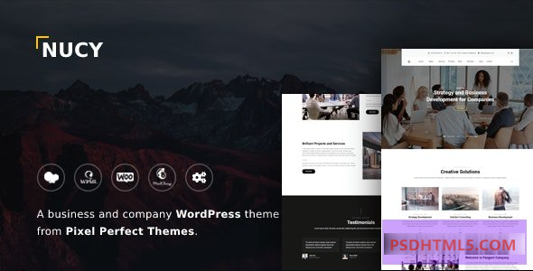 Nucy v1.2.5-商业；公司WordPress主题 -尚睿切图网