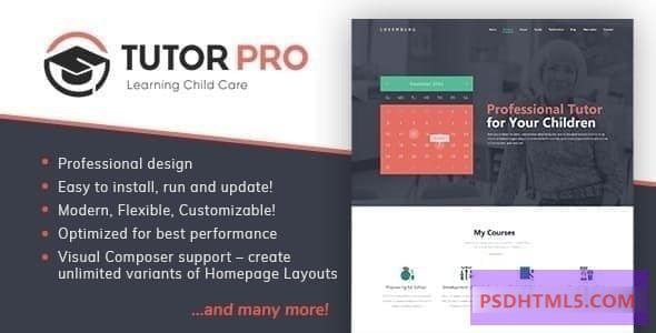 Tutor Pro v1.12-教育WordPress -尚睿切图网