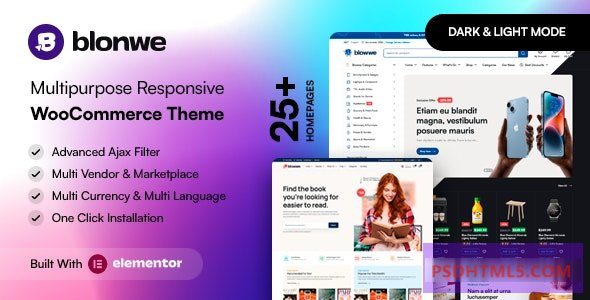 Blonwe v1.0.6-多功能WooCommerce主题 -尚睿切图网