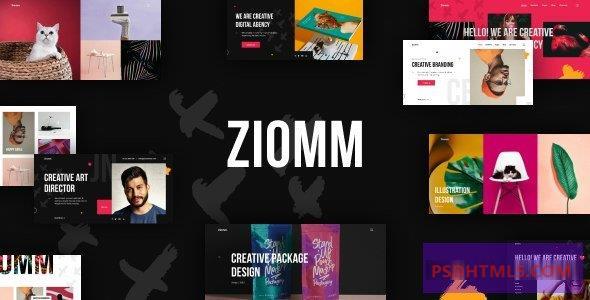 Ziomm v1.0.3-创意机构；公文包WordPress主题 -尚睿切图网