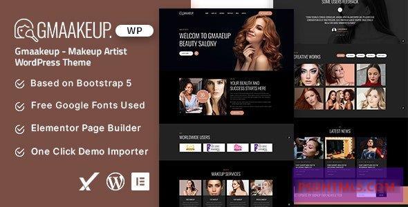 Gmaakeup v1.0-化妆师WordPress主题 -尚睿切图网