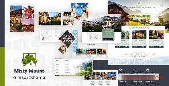 Mount Resort&amp；酒店WordPress v2.8 -尚睿切图网