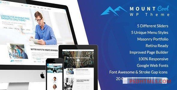 MountCool v1.2.8-单页公文包WordPress主题 -尚睿切图网