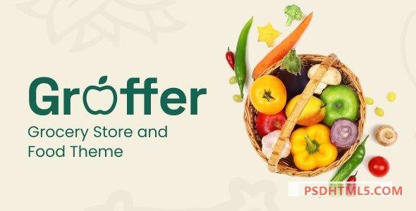 Groffer v1.0-有机食品商店主题 -尚睿切图网