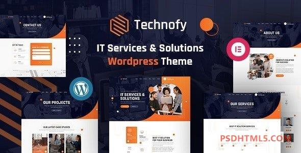 Technofy v1.0-IT服务；解决方案WordPress主题 -尚睿切图网