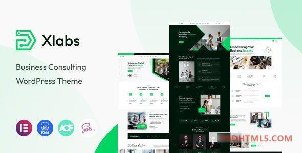 Xlab v1.0.1-商务咨询WordPress主题 -尚睿切图网