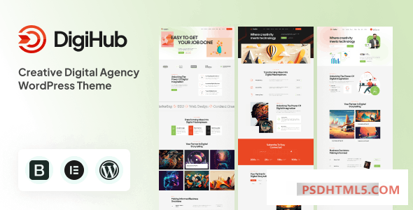 Digihub v1.0-数字代理WordPress主题 -尚睿切图网