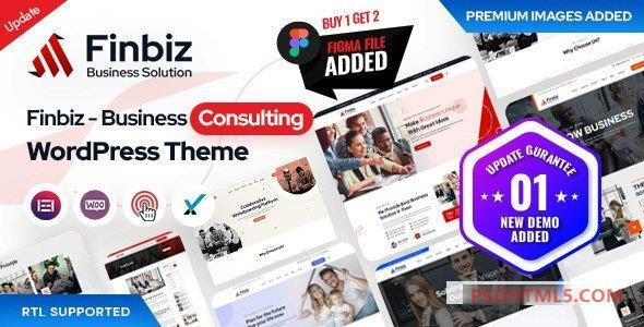 Finbiz v2.0.7-咨询业务WordPress主题 -尚睿切图网