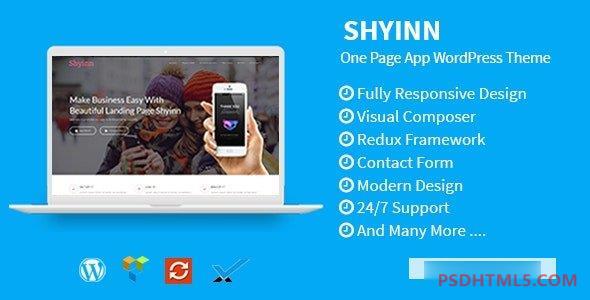 Shyinn v1.4-一页应用WordPress主题 -尚睿切图网