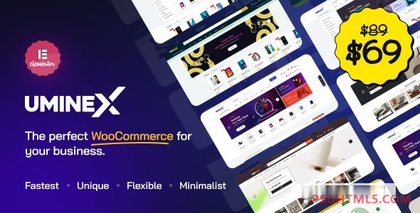 Uminex v1.0.9-多功能WooCommerce主题 -尚睿切图网