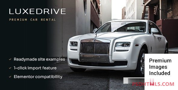 LuxeDrive v1.0-豪华轿车和租车主题 -尚睿切图网