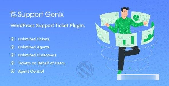 Support Genix v1.6.1–WordPress支持票证插件 -尚睿切图网