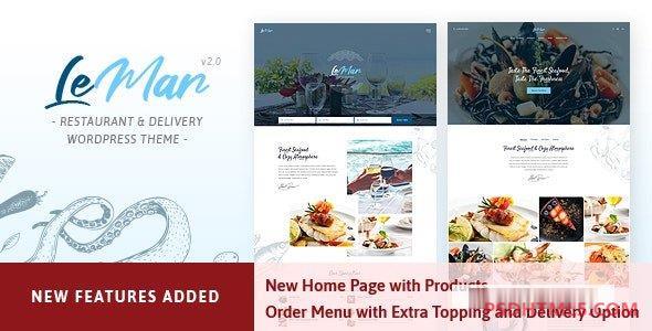 LeMar v2.1-海鲜餐厅WordPress主题 -尚睿切图网