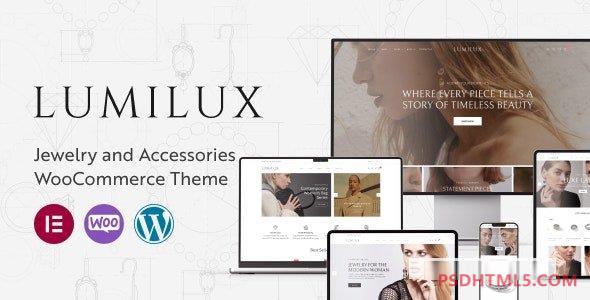 Lumilux v1.0-珠宝和配饰WooCommerce主题 -尚睿切图网