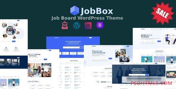 JobBox v1.2.9-工作板；职业门户招聘机构WordPress主题 -尚睿切图网